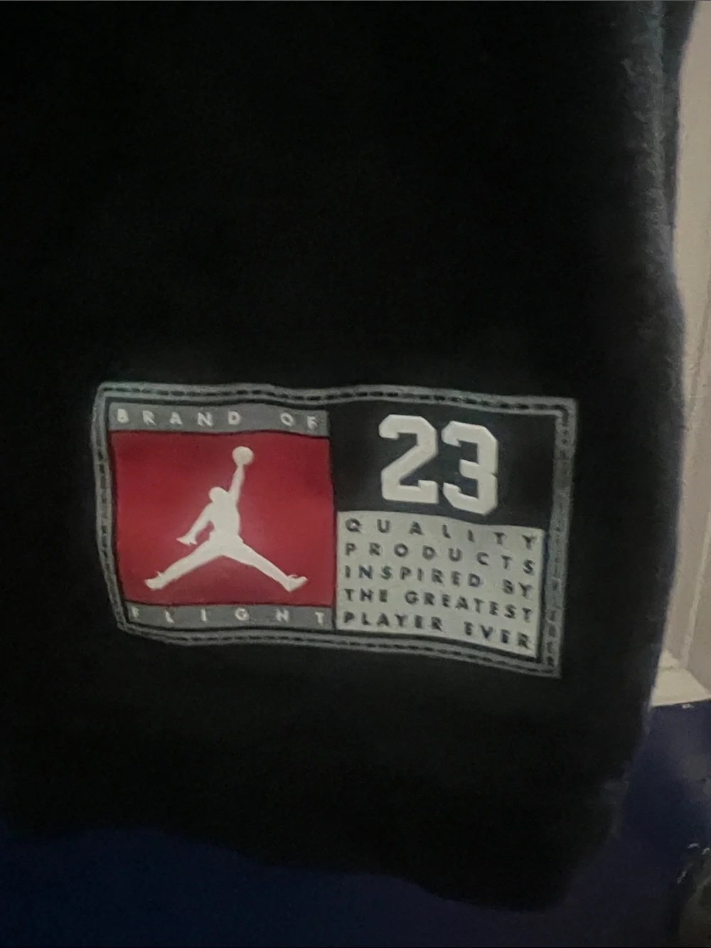 Jordan Black Tee with Red Jumpman & Yellow Accent